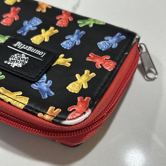 Vegan Faux Leather Loungefly Sour Patch Kid Wallet - Picture 8 of 13